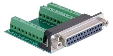 Delock Serieller Adapter - DB-25 (W) zu 9-poliger Anschlussblock (W) von LumaTech