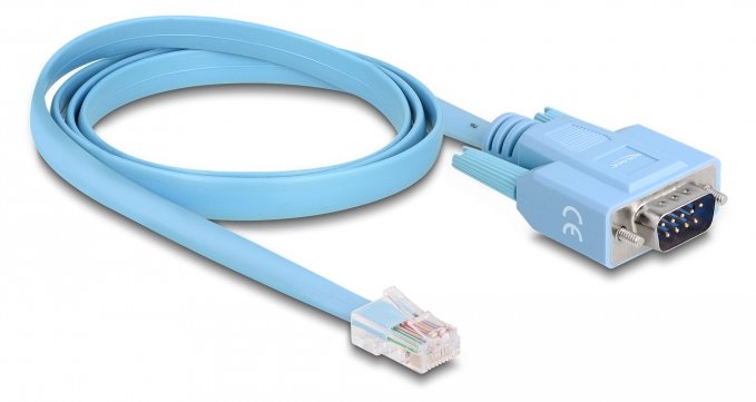 Delock Serieller Adapter - DB-9 (M) zu RJ-45 (M)