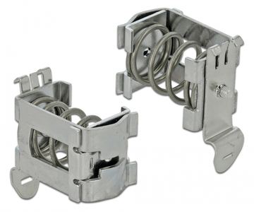 Delock Shield Clamp - Kabelklammer - DIN schienenmontierbar von LumaTech