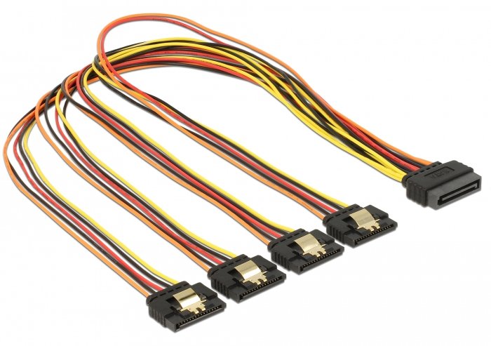 Delock Spannungsversorgungs-Verlängerungskabel - SATA-Stromstecker (M)