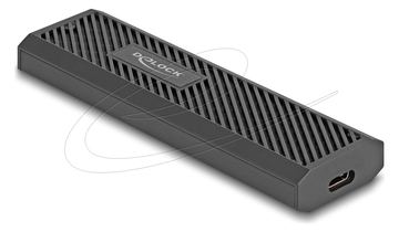 Delock Speichergehäuse - external, tool free - M.2 - M.2 Card (PCIe NVMe & SATA) von LumaTech