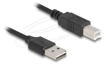 Delock Spiralkabel EASY-USB 2.0 Typ-A Stecker zu USB Typ-B 0.5 m bis 0.8 - Digital/Daten von LumaTech