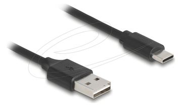 Delock Spiralkabel EASY-USB 2.0 Typ-A Stecker zu USB Type-C 0.5 m bis 0.8 - Digital/Daten von LumaTech