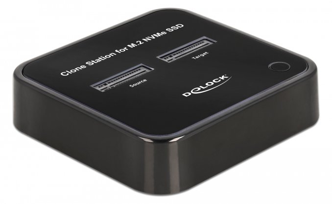 Delock SSD-Dockingstation mit Klon-Funktion Schächte: 2 - M.2 - M.2 NVMe Card - USB 3.2 (Gen 2)
