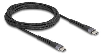 Delock USB 2.0 Kabel Type-C Stecker zu mit verlängertem Knickschutz 60 W 2 m - Kabel - Digital/Daten von LumaTech
