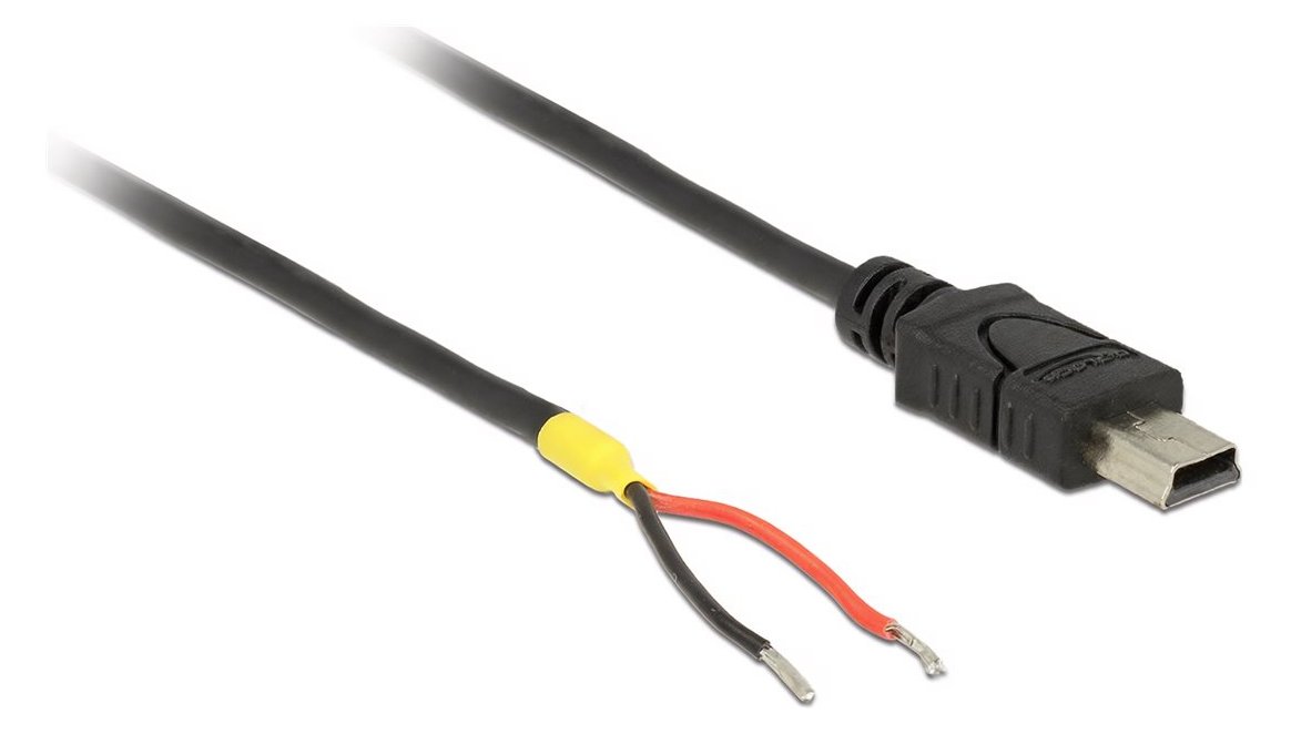 Delock USB 2.0 Micro-B male > 2 x open wires - Stromkabel - Mikro-USB Typ B (nur Strom)