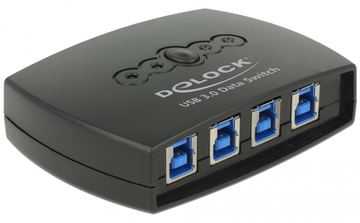 Delock USB 3.0 Sharing Switch 4 - 1 - USB-Umschalter für die gemeinsame Nutzung von Peripheriegeräten von LumaTech