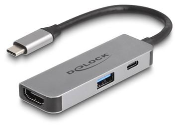 Delock USB Type-C Adapter zu HDMI 4K 60 Hz mit Typ-A - Adapter - Digital/Daten von LumaTech