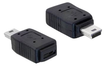 Delock USB-Adapter - Mini-USB, Typ B (M) zu Micro-USB Typ B (W) von LumaTech