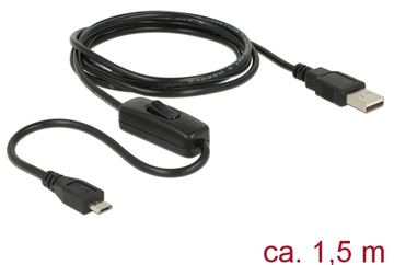 Delock USB-Kabel - Mikro-USB Typ B (nur Strom) (M) von LumaTech
