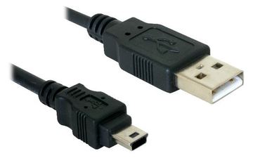 Delock USB-Kabel - Mini-USB, Typ B (M) zu USB (M) von LumaTech