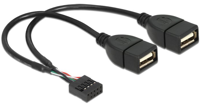 Delock USB-Kabel intern auf extern - USB (W)