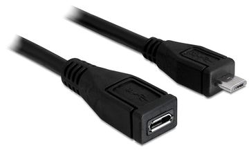 Delock USB-Verlängerungskabel - Micro-USB Typ B (M) von LumaTech