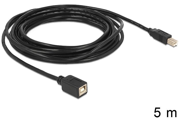 Delock USB-Verlängerungskabel - USB Typ B (W)