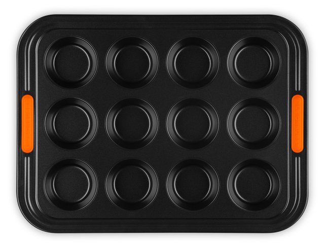Le Creuset Muffin Tin Carbon Steel Non-Stick NonStick 12pcs 46058000010000