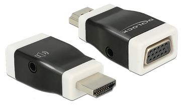 Delock Video- / Audio-Adapter - HDMI männlich zu HD-15 (VGA) von LumaTech