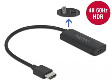 Delock Videoadapter - HDMI, Mikro-USB Typ B (nur Strom) von LumaTech