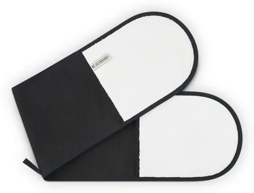 Le Creuset Oven Glove Double 89x20cm black Schwarz 95001000000000, Ansicht 2