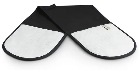 Le Creuset Oven Glove Double 89x20cm black Schwarz 95001000000000, Ansicht 3