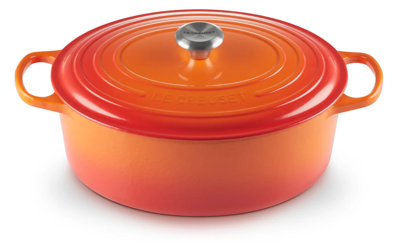 Le Creuset Signature - 7,5 l - Oval - Orange - Eisenguss - Emaille - Orange, Ansicht 2