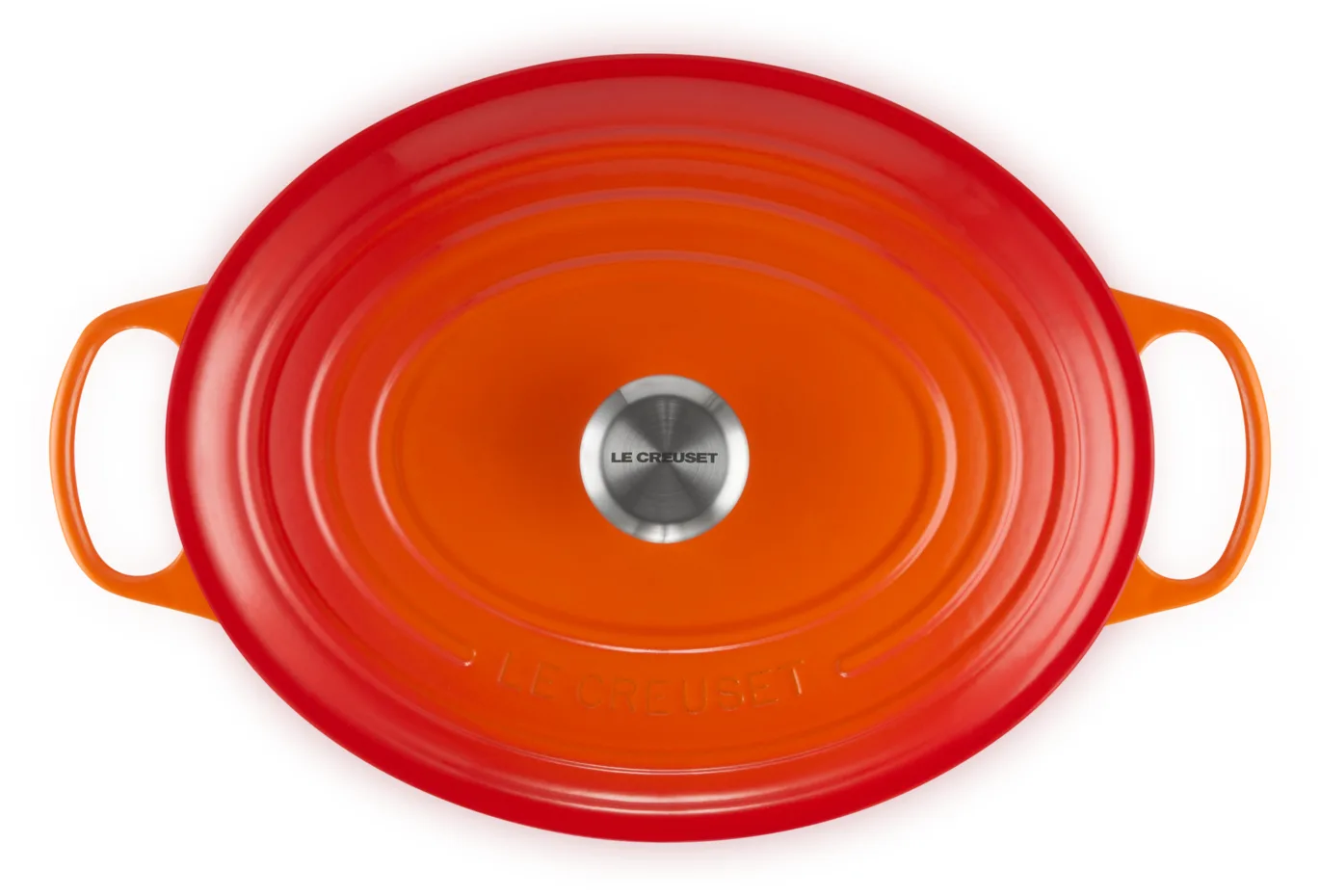 Le Creuset Signature - 7,5 l - Oval - Orange - Eisenguss - Emaille - Orange, Ansicht 4