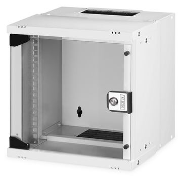 DIGITUS 25.4cm 10Zoll 6U wall mounting cabinet SOHO PRO 325 x 315 300mm grey - Wandgehäuse von LumaTech