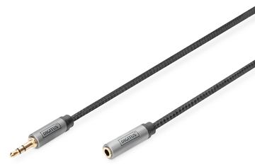 DIGITUS Audio Verlängerungskabel, 3,5 mm Klinke auf 3,5 mm Buchse von LumaTech