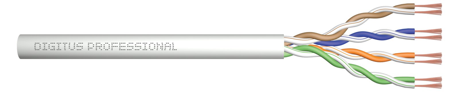 DIGITUS CAT 5e U/UTP Twisted Pair Roh-Patchkabel
