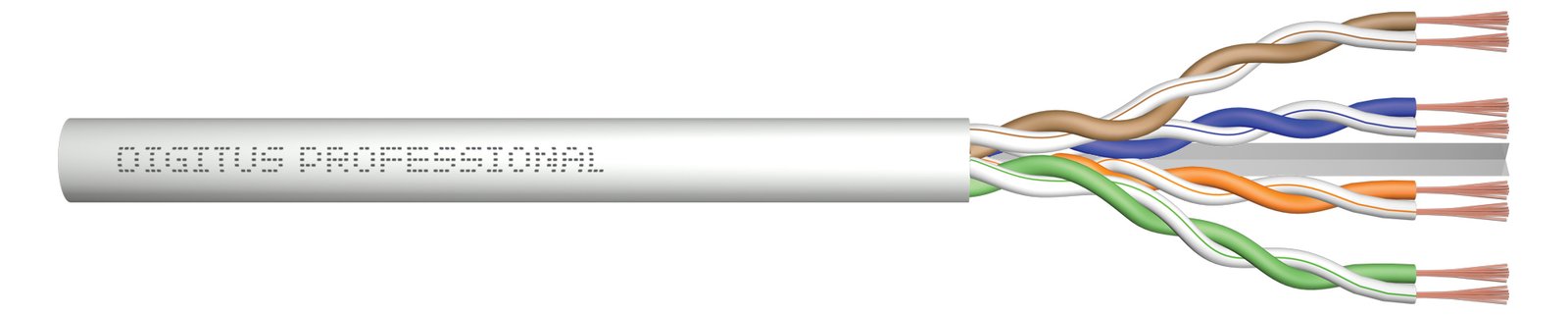 DIGITUS CAT 6 U/UTP Twisted Pair Roh-Patchkabel