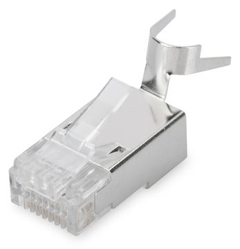 DIGITUS CAT 6A Modularstecker für Rundkabel, geschirmt, 100 Stk. von LumaTech