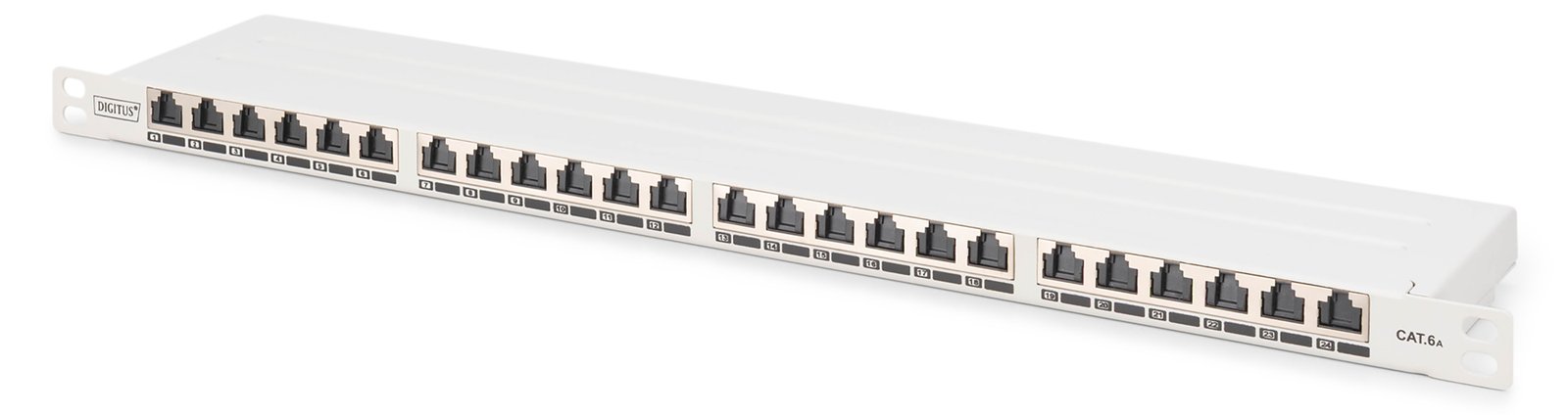 DIGITUS CAT 6A, Klasse EA High Density Patch Panel, geschirmt
