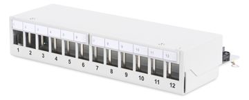 DIGITUS Desktop Modular Patch Panel, geschirmt, 12-Port von LumaTech