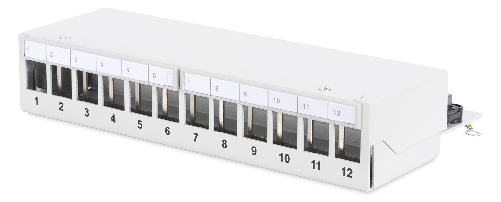 DIGITUS Desktop Modular Patch Panel, geschirmt, 12-Port