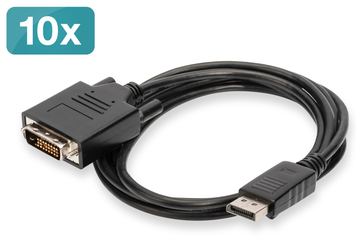 DIGITUS DisplayPort - DVI  Adapterkabel, 10er Pack von LumaTech