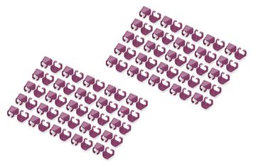 DIGITUS Farbclips für Patchkabel 100Stk. Magenta - Kabel - Netzwerk von LumaTech