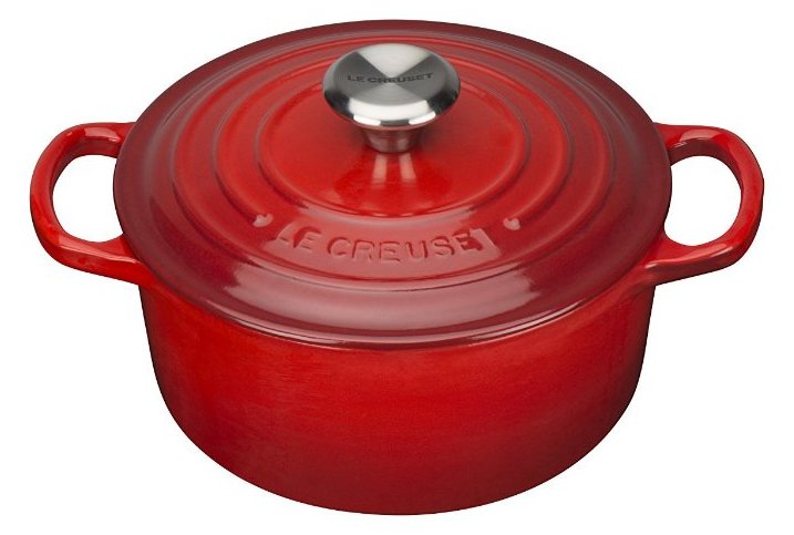 Le Creuset Signature Bräter rund 18 cm kirschrot 21177180602430