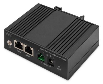 DIGITUS Gigabit Ethernet PoE Splitter, Industrial, 60W von LumaTech