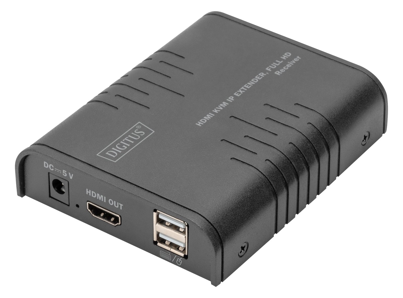 DIGITUS HDMI KVM IP Extender Receiver, Full HD