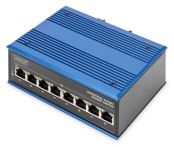 DIGITUS Industrial 8-Port Gigabit Switch, Unmanaged von LumaTech