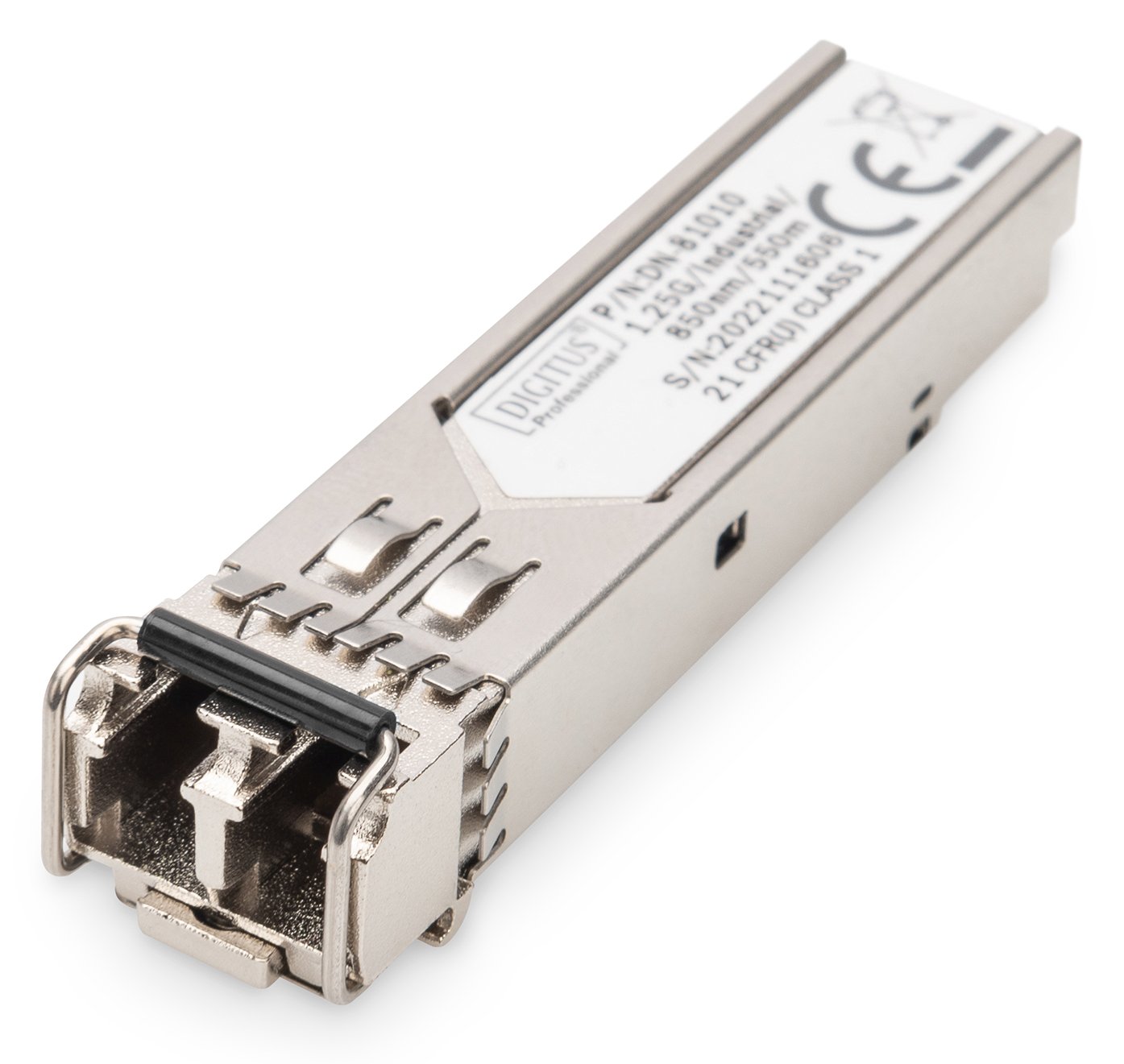 DIGITUS Industrielles mini GBIC (SFP) Modul, 1,25 Gbps, 0,55km