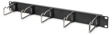 DIGITUS Kabelrangierpanel mit Stahlbügeln für 482,6 mm (19)-Schränke, 1HE von LumaTech