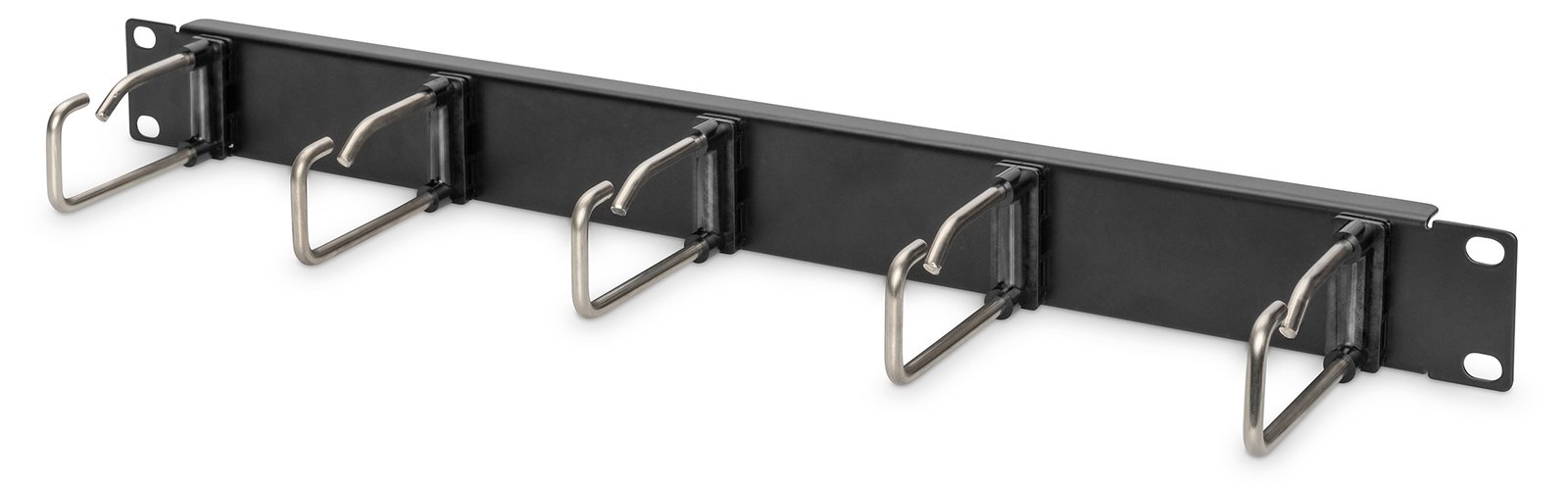 DIGITUS Kabelrangierpanel mit Stahlbügeln für 482,6 mm (19)-Schränke, 1HE
