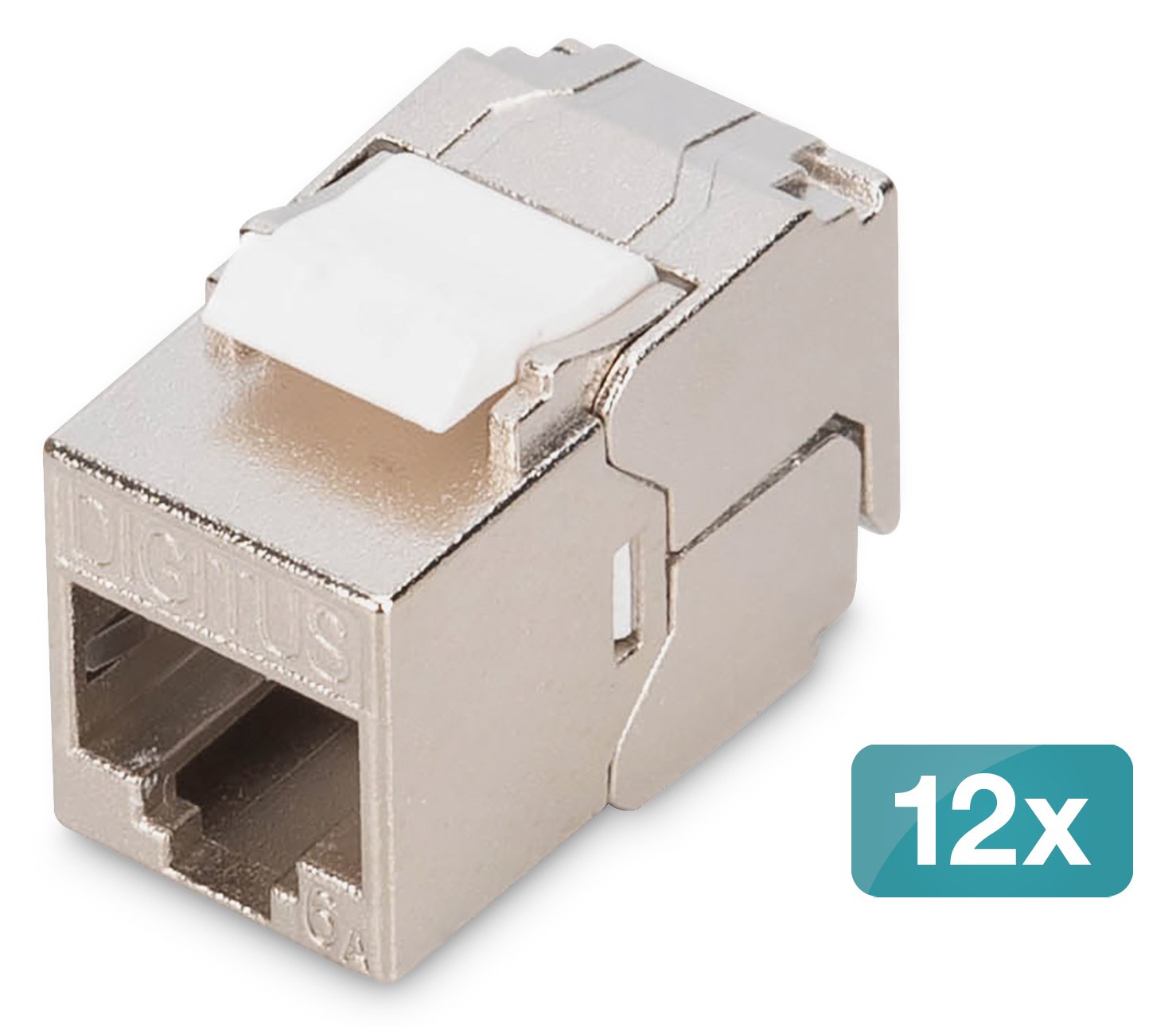 DIGITUS Keystone Cat6A geschirmt 12 Stk. werkzeugfr