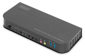 DIGITUS KVM Switch, 2x1 HDMI, HDMI Out,USB, 4Kx2K@60Hz von LumaTech