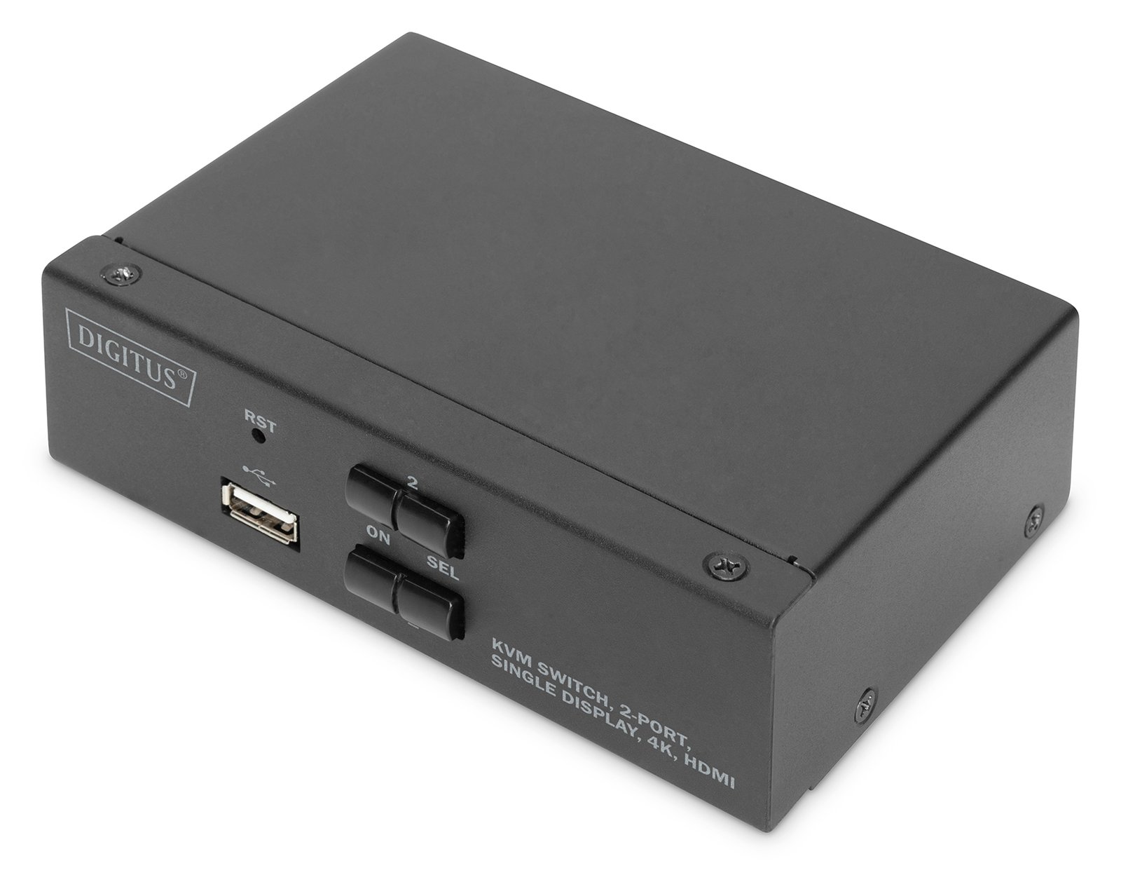 DIGITUS KVM-Switch, 2-Port, Single-Display, 4K, HDMI®
