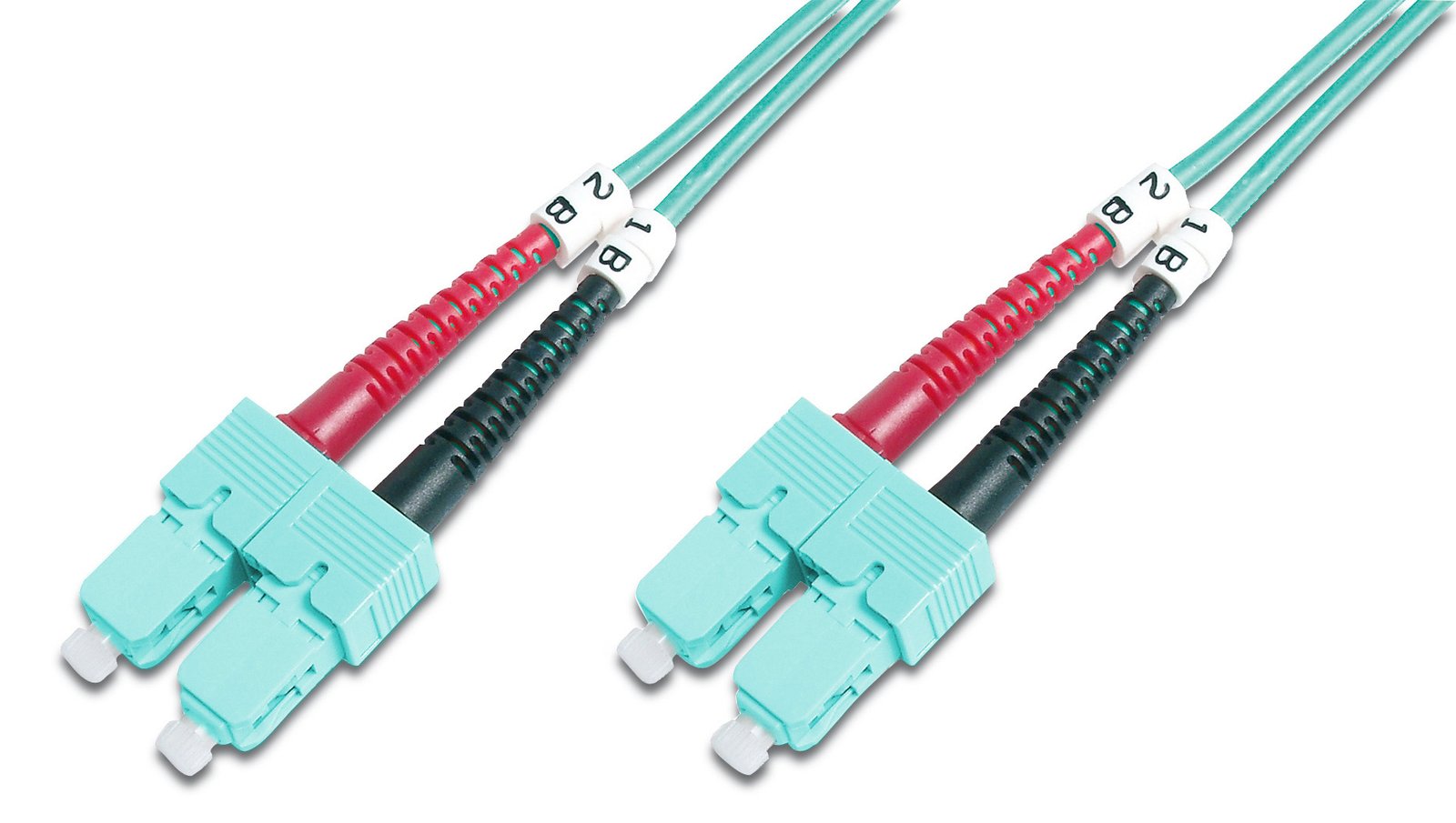 DIGITUS LWL Multimode OM 3 Patchkabel, SC / SC