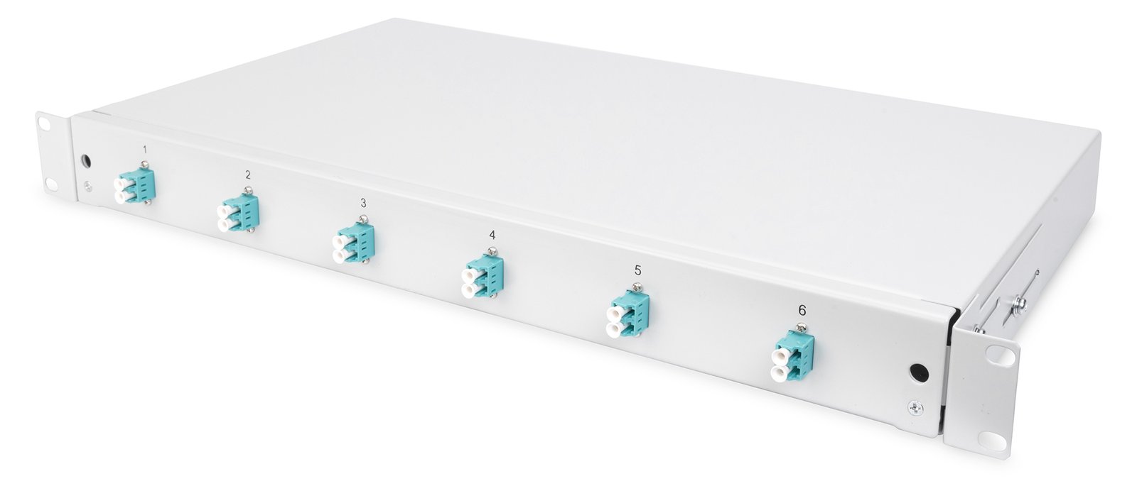 DIGITUS LWL Spleißbox, bestückt, LC, OM3