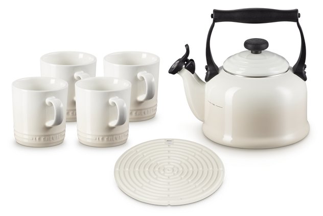 Le Creuset Wasserkessel Tradition 2.1l meringue
