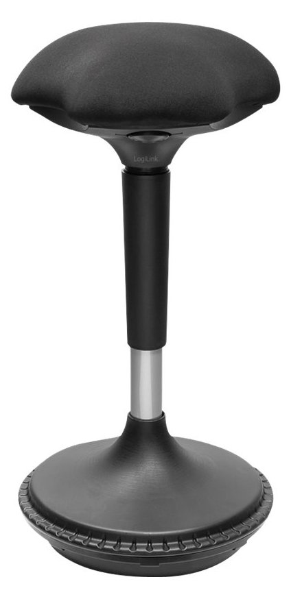 LogiLink Hocker - ergonomisch - Neigen - Metall, Gewebe, Schaum, ABS-Gummi