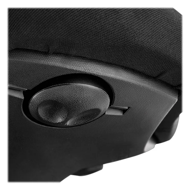 LogiLink Hocker - ergonomisch - Neigen - Metall, Gewebe, Schaum, ABS-Gummi, Ansicht 3